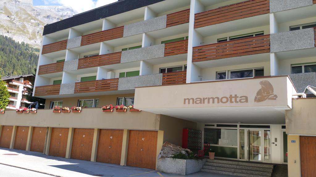 Haus Marmotta Appartement Leukerbad Buitenkant foto