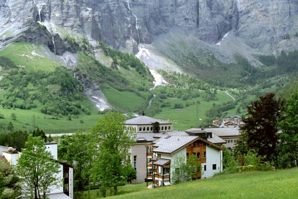 Haus Marmotta Appartement Leukerbad Buitenkant foto