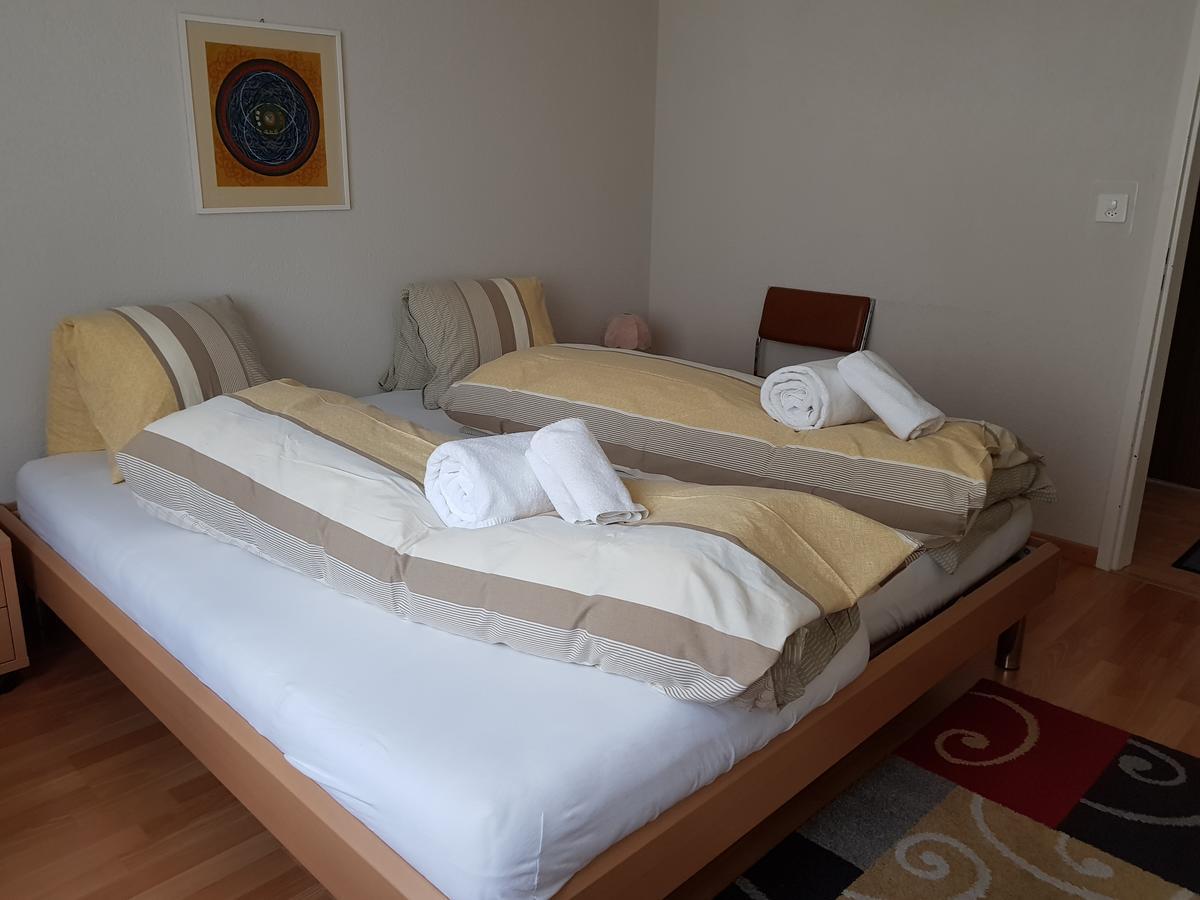 Haus Marmotta Appartement Leukerbad Buitenkant foto