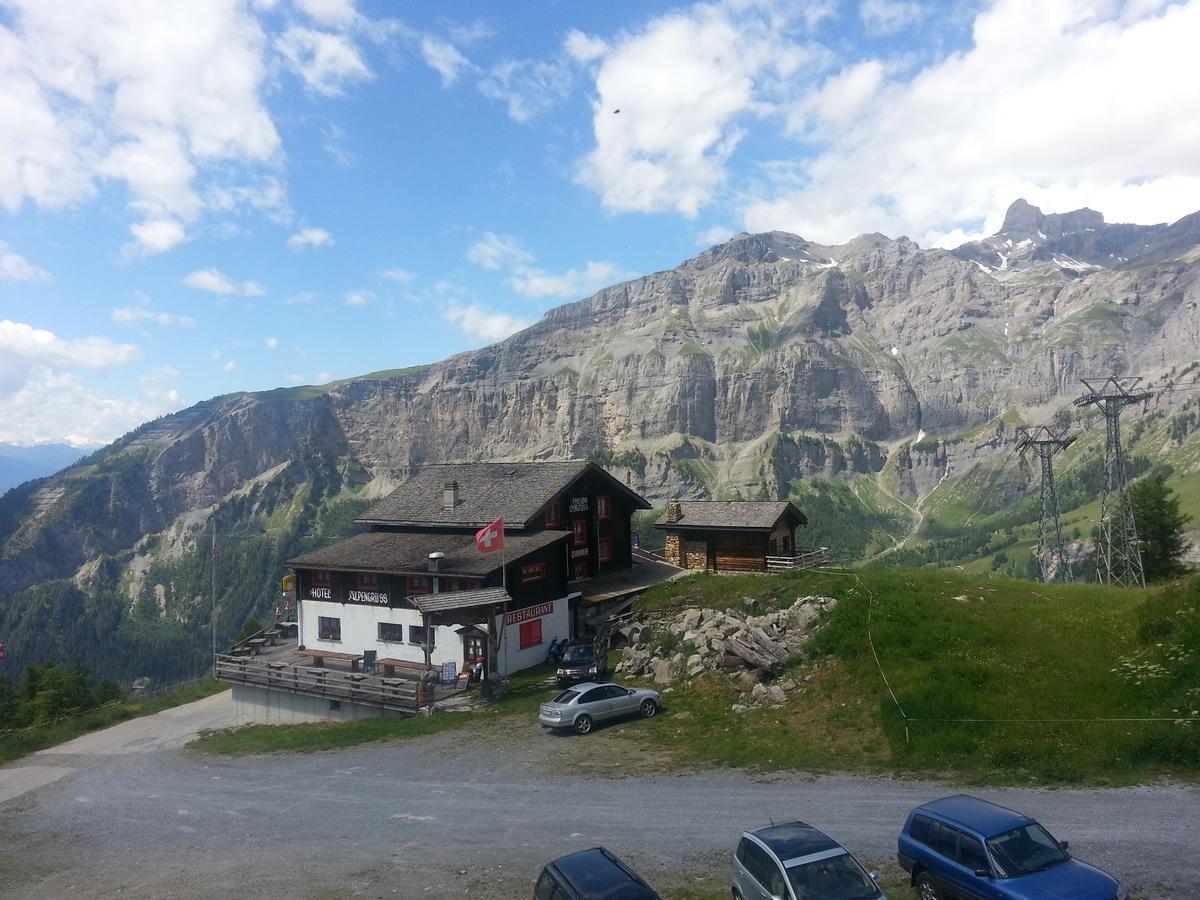 Haus Marmotta Appartement Leukerbad Buitenkant foto